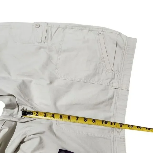 Gloria Vanderbilt Capri Shorts Size 24W Cream Color With Pockets - Picture 6 of 12